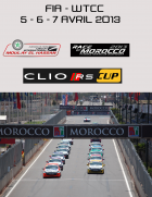 La "Clio RS Cup Maroc" au FIA-WTCC à Marrakech du 05 au 07 Avril 2013 - Automobiles Menara