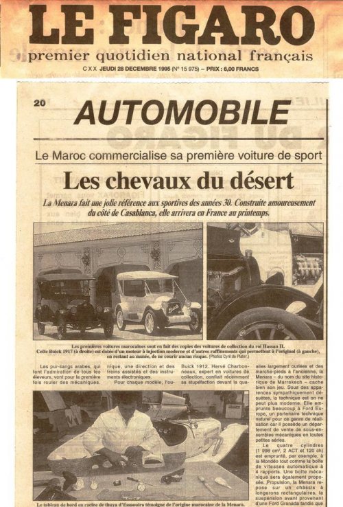 Le FIGARO - Automobiles Menara